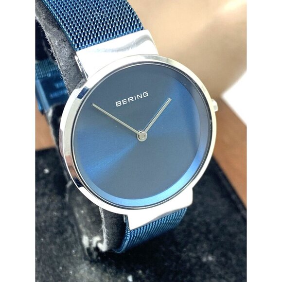 Bering Women\'s Watch 14531-308 Quartz Silver Blue Dial Mesh Stainless Steel 31mm main image 9